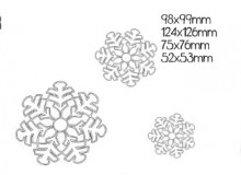 Stickserie - Schneegetobe Schneefocken